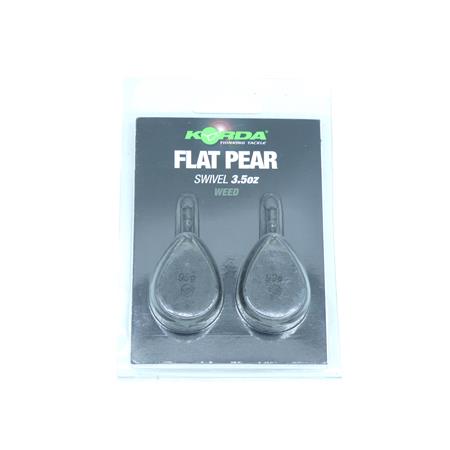 Plomb Korda Flat Pear Swivel - Weed 99G