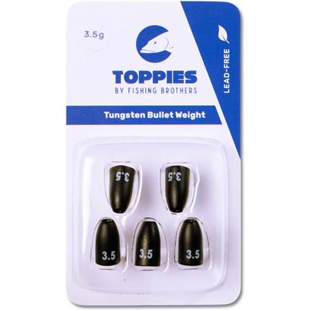 PLOMB TOPPIES BULLET WEIGHT TUNGSTEN