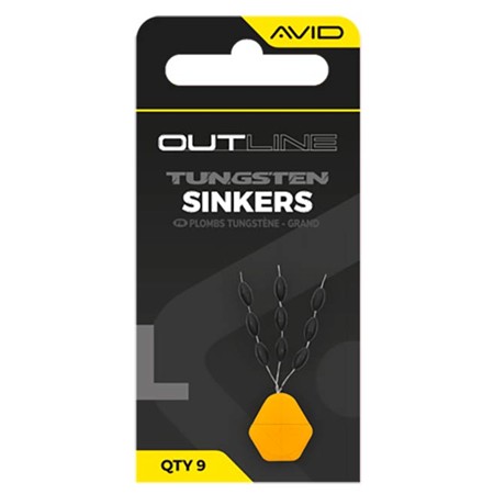 Plomo Avid Carp Outline Tungsten Sinkers