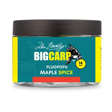 Πλωτό Μπόιλι Big Carp Fluo Popups Maple Spice