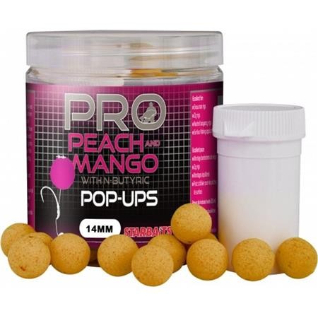 Πλωτό Boilie Starbaits Probiotic Peach & Mango Pop Up