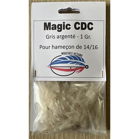 Plume Vesuna Magic Cdc Gris Argenté