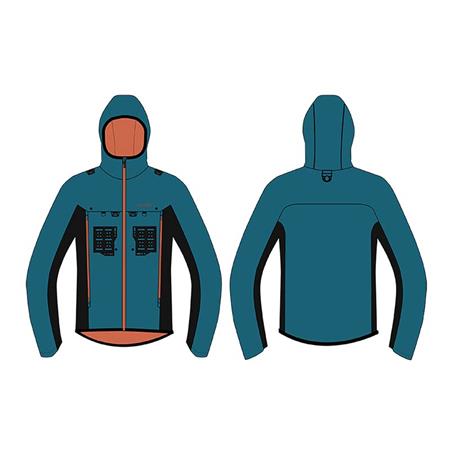 PLUMÍFERO HOMBRE DEVAUX RIFT'FLY - NARANJA/AZUL