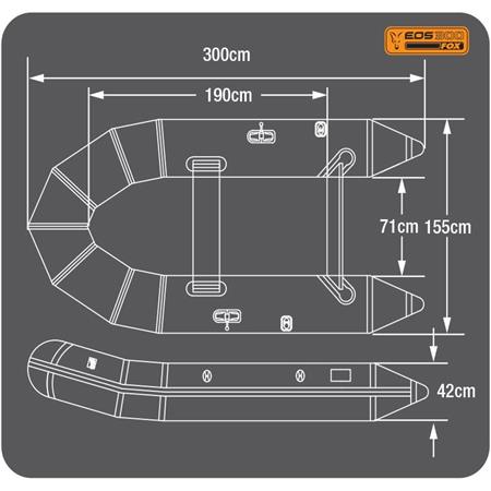 PNEUMATISCH SCHIP FOX EOS 300 BOAT