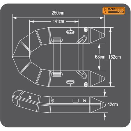 PNEUMATISCHE BOOT FOX EOS 250 BOAT