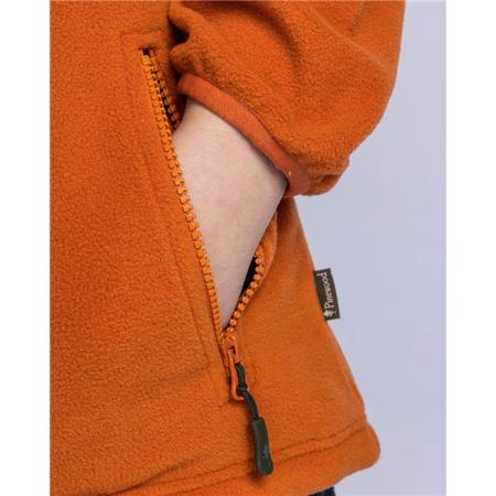 POLAIRE FEMME PINEWOOD FINNVEDEN FLEECE - BURNED ORANGE