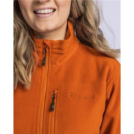 POLAIRE FEMME PINEWOOD FINNVEDEN FLEECE - BURNED ORANGE