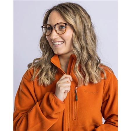POLAIRE FEMME PINEWOOD FINNVEDEN FLEECE - BURNED ORANGE