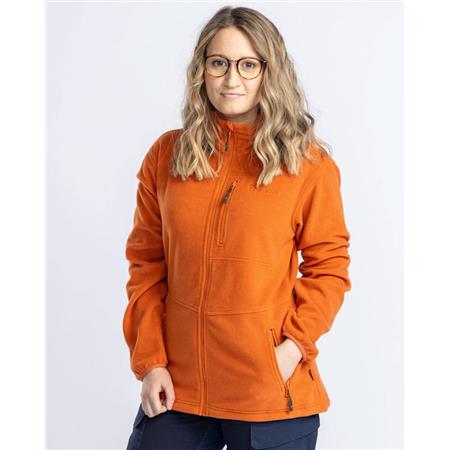 POLAIRE FEMME PINEWOOD FINNVEDEN FLEECE - BURNED ORANGE