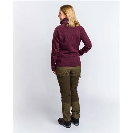 POLAIRE FEMME PINEWOOD GABRIELLA KNITTED W - PRUNE