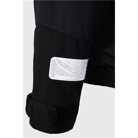 POLAIRE HOMME BERMUDES INSHORE OP10K - NOIR/GRIS FONCE