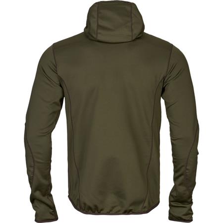 POLAIRE HOMME HARKILA DEER STALKER FULL-ZIP FLEECE HOODIE - WILLOW GREEN