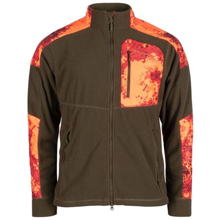 Polaire Homme Pinewood Småland Hunters Camou Fleece - Marron/Strata Blaze