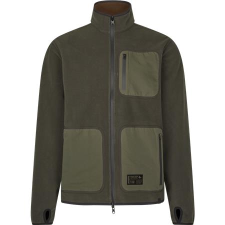 Polaire Homme Seeland Rogue Solid Reversible - Grizzly Brown/Demitasse Brown