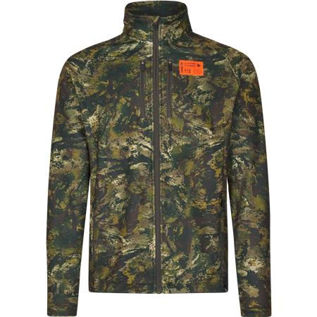 Polaire Homme Seeland Tidal Camo - Invis Mpc Green