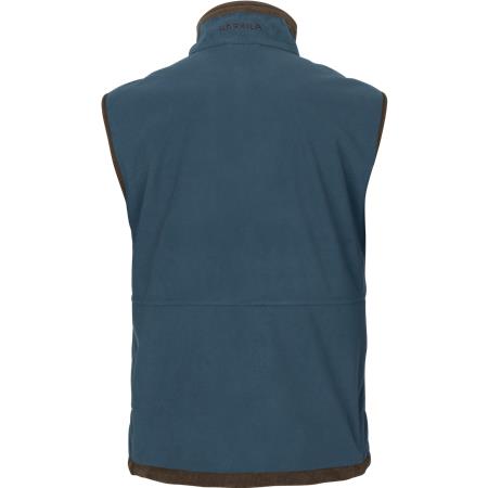 POLAIRE SANS MANCHE HOMME HARKILA KAMKO ESTATE WSP REVERSIBLE - DARK OLIVE/SEA BLUE