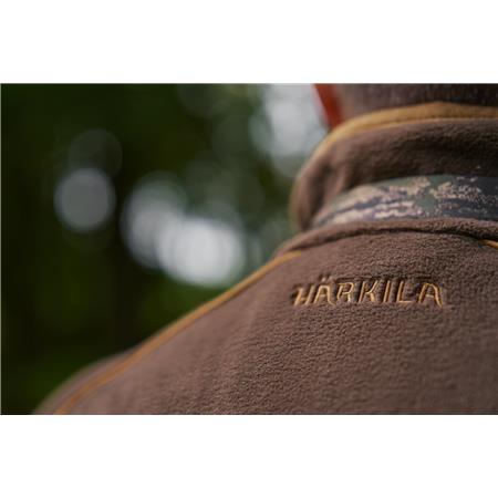 POLAIRE SANS MANCHE HOMME HARKILA SANDHEM 200 - DEMITASSE BROWN