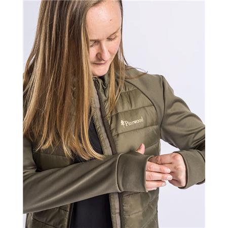 POLAIRE VROUW PINEWOOD FINNVEDEN HYBRID POWER FLEECE