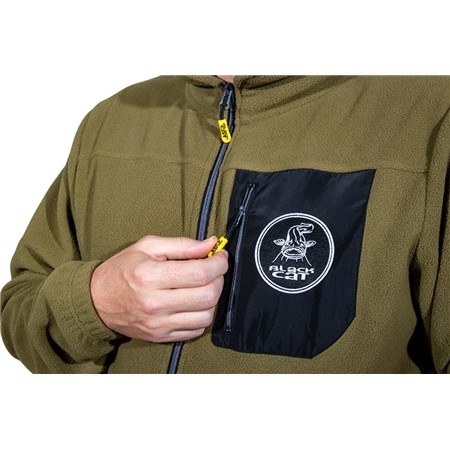 POLAR HERREN BLACK CAT FLEECE - KAKI