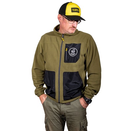 Polar Herren Black Cat Fleece - Kaki