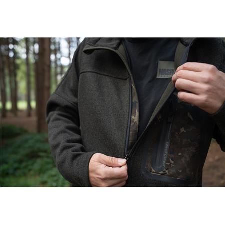 POLAR HOMBRE - CAMUFLAJE NASH ZERO TOLERANCE NORDIC FLEECE ZIPPED JUMPER - CAMO