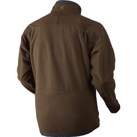 POLAR HOMBRE HARKILA REVERSIBLE LYNX FLEECE - VERT/FOREST GREEN
