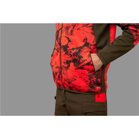 POLAR HOMBRE HARKILA WILDBOAR PRO CAMO FLEECE - ORANGE CAMO