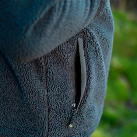 POLAR HOMBRE - VERDE RIDGE MONKEY APEAREL THERMAPRO SHERPA FLEECE - GREEN