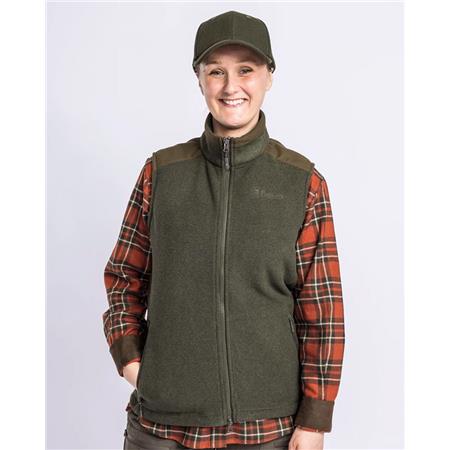POLAR SEM MANGA PARA MULHER PINEWOOD SMÅLAND FOREST FLEECE W
