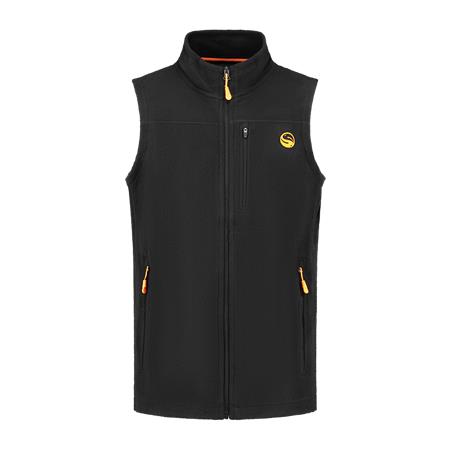Polar Sem Mangas Homem Guru Fleece Gilet - Preto