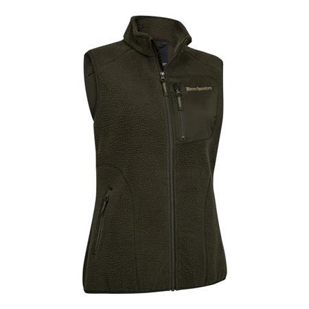 Polar Sem Mangas Para Mulher Deerhunter Lady Atlas - Forest Green