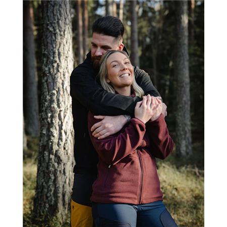 POLARE DONNA PINEWOOD FINNVEDEN FLEECE - EARTH PLUM