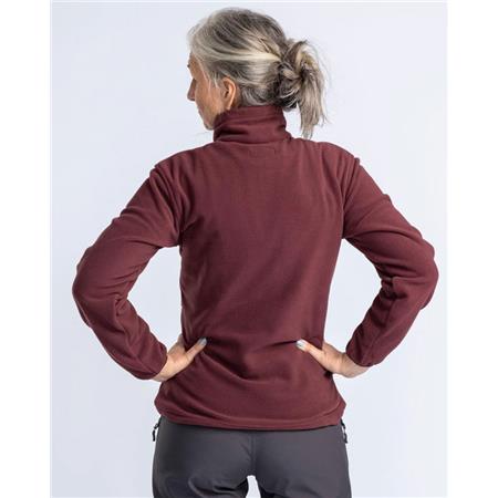 POLARE DONNA PINEWOOD FINNVEDEN FLEECE - EARTH PLUM