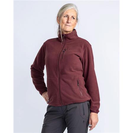POLARE DONNA PINEWOOD FINNVEDEN FLEECE - EARTH PLUM