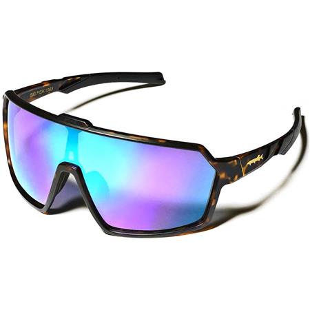 Polarisierte Sonnenbrillen Big Fish 1983 Virtual Pike Iridium Cameleon - Frame Brown Turtle
