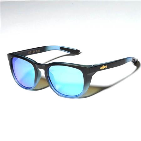 Polarized Sunglasses Big Fish 1983 Gold Fish Sea Bass Blue Iridium Frame Blue