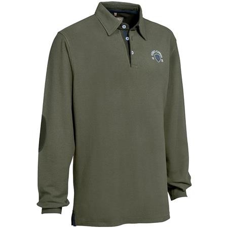 Polo De Manga Larga Para Hombre Ligne Verney-Carron Friday Wear - Kaki