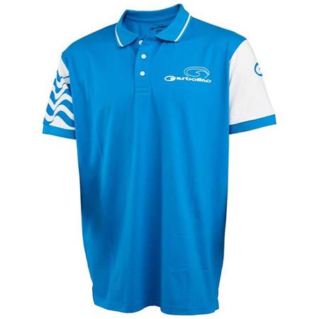 Polo De Mangas Curtas Para Homem - Azul Garbolino Wave - Bleu