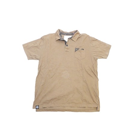 Polo Homme Fox Chunk Stonewash - Kaki - L