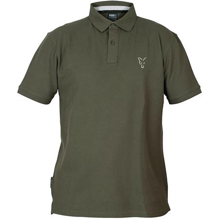 Polo Homme Fox Collection Green & Silver Polo Shirt - Vert