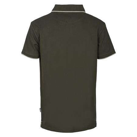 POLO HOMME PERCUSSION BRODE - SANGLIER - KAKI