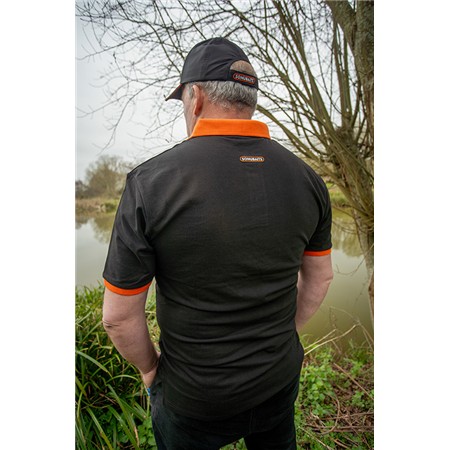 POLO HOMME SONUBAITS - NOIR/ORANGE