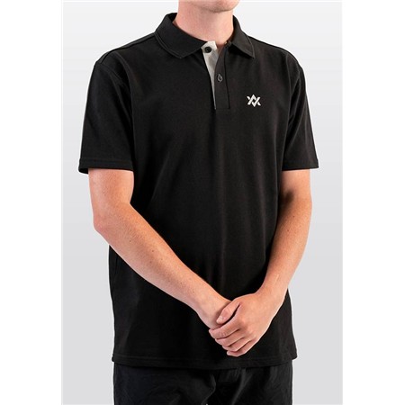 Polo Manches Courtes Homme Guru Aventus - Noir