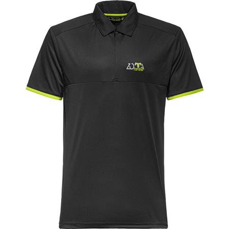 Polo Manches Courtes Homme Zotta Forest Energy - Noir
