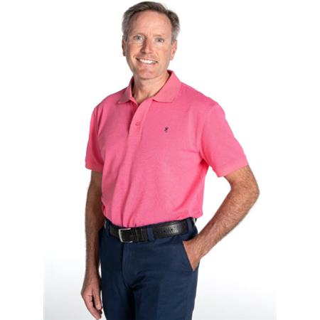 POLO-SHIRT MAN BROWNING ULTRA 78 PINK