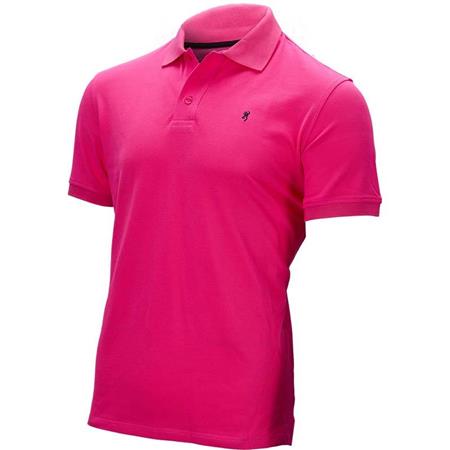 Polo-Shirt Man Browning Ultra 78 Pink