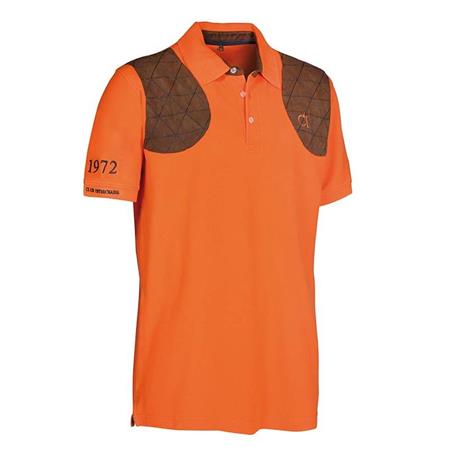 Polo-Shirt Man Club Interchasse Hubert Orange