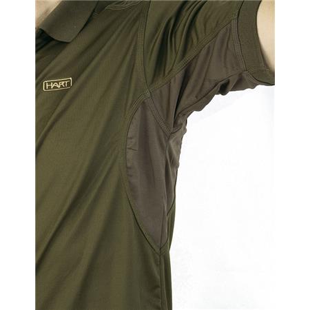 POLO SHIRT MANICHE CORTE UOMO - VERDE HART LASA - VERT