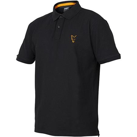 Polo Shirt Uomo Fox Collection Nero/Arancione