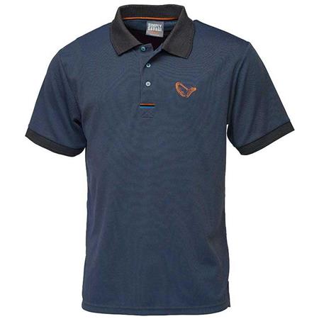 Polo Shirt Uomo Savage Gear Simply Savage 3-Stripes - Blu